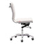 NOGAL BEAT LIDER PLUS | Silla de Oficina | Base Estrella con Rodajas | Blanco | Piel Sintética 100% Poliuretano | Interior - 215219 - Zuo - NOGAL BEAT -