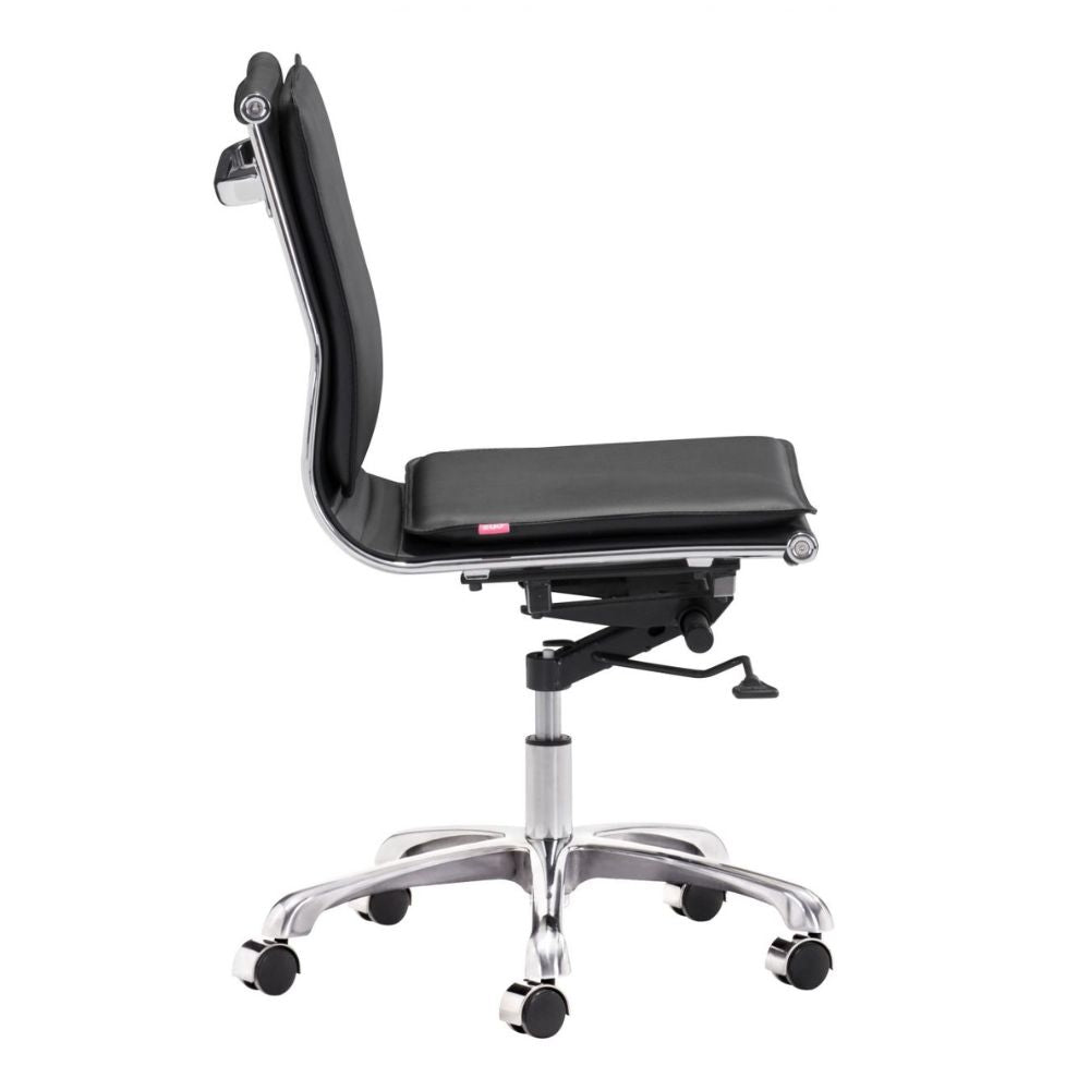 NOGAL BEAT LIDER PLUS | Silla de Oficina | Base Estrella con Rodajas | Negro | Piel Sintética 100% Poliuretano | Interior - 215218 - Zuo - NOGAL BEAT -