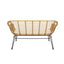 NOGAL BEAT LOVESEAT EXTERIOR TOBAGO | Silla para Exterior Jardin Terraza Patio Cafeteria | Rattan Sintetico | Interior + Exterior - SALA0904159 - Mundo In - NOGAL BEAT -