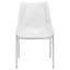 NOGAL BEAT MAGNUS | Silla para Comedor Restaurante | Patas Acero Inoxidable | Varios Colores | Piel Sintetica | Interior - 101270 - Zuo - NOGAL BEAT -