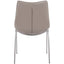 NOGAL BEAT MAGNUS | Silla para Comedor Restaurante | Patas Acero Inoxidable | Varios Colores | Piel Sintetica | Interior - 101269 - Zuo - NOGAL BEAT -