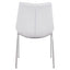 NOGAL BEAT MAGNUS | Silla para Comedor Restaurante | Patas Acero Inoxidable | Varios Colores | Piel Sintetica | Interior - 101270 - Zuo - NOGAL BEAT -