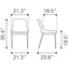 NOGAL BEAT MAGNUS | Silla para Comedor Restaurante | Patas Acero Inoxidable | Varios Colores | Piel Sintetica | Interior - 101270 - Zuo - NOGAL BEAT -