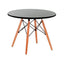 Nogal Beat Mesa Berlín 60 Cm Cubierta Mdf Patas Madera Interior - BERLÍN TABLE KIDS - MDO - NOGAL BEAT - Mesas