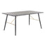 Nogal Beat Mesa de Comedor Luxo 160x90 - MESA0903534 - Mundo In - NOGAL BEAT -