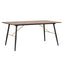 Nogal Beat Mesa de Comedor Luxo 160x90 - MESA0903534 - Mundo In - NOGAL BEAT -