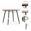 Nogal Beat Mesa de Comedor Onno 100 Uso Interior - MESA0903535 - Mundo In - NOGAL BEAT -
