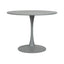 Mesa redonda Kingstrong Vittoria 100 con estructura y cubierta en metal pintado