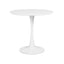 Mesa redonda KINGSTRONG VITTORIA 80 con estructura y cubierta en metal pintado
