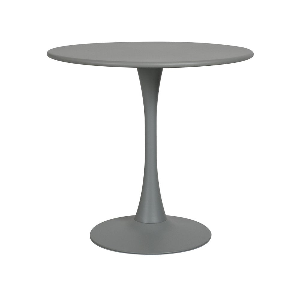 Mesa redonda KINGSTRONG VITTORIA 80 con estructura y cubierta en metal pintado