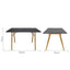 Mesa rectangular para cafetería Kingstrong Frankfurt 120x70 con cubierta de laminado plástico y estructura de madera
