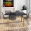 Mesa rectangular para cafetería Kingstrong Frankfurt 120x70 con cubierta de laminado plástico y estructura de madera