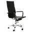 Silla directiva Nogal Beat Cádiz Eco con asiento PU tapizado, brazos y estrella metálica negra
