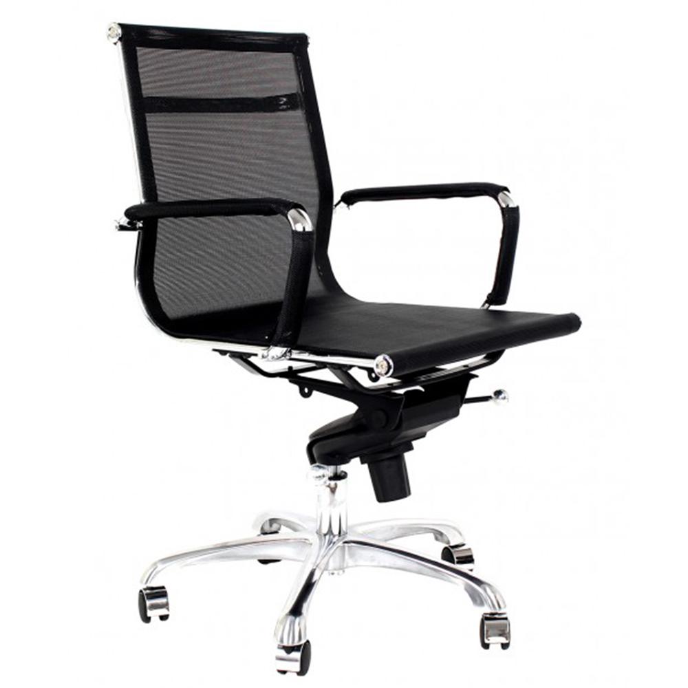 Nogal Beat Silla Cádiz Malla Oficina Operativa Respaldo Bajo Interior - CÁDIZ MALLA RESPALDO BAJO - MDO - NOGAL BEAT - Sillas