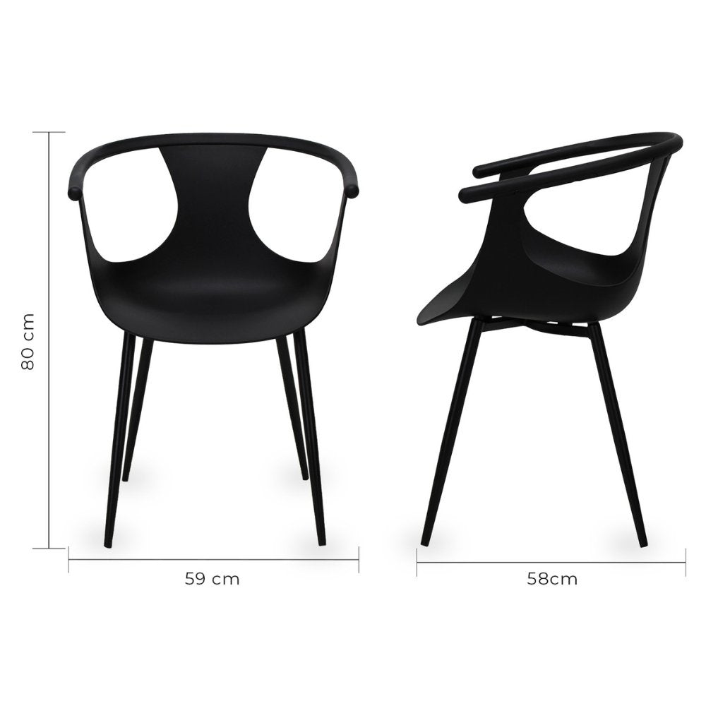 Nogal Beat Silla Hogar Catanzaro MOB-1676 Moderna Comedor - SILL0903658 - Mundo In - NOGAL BEAT -