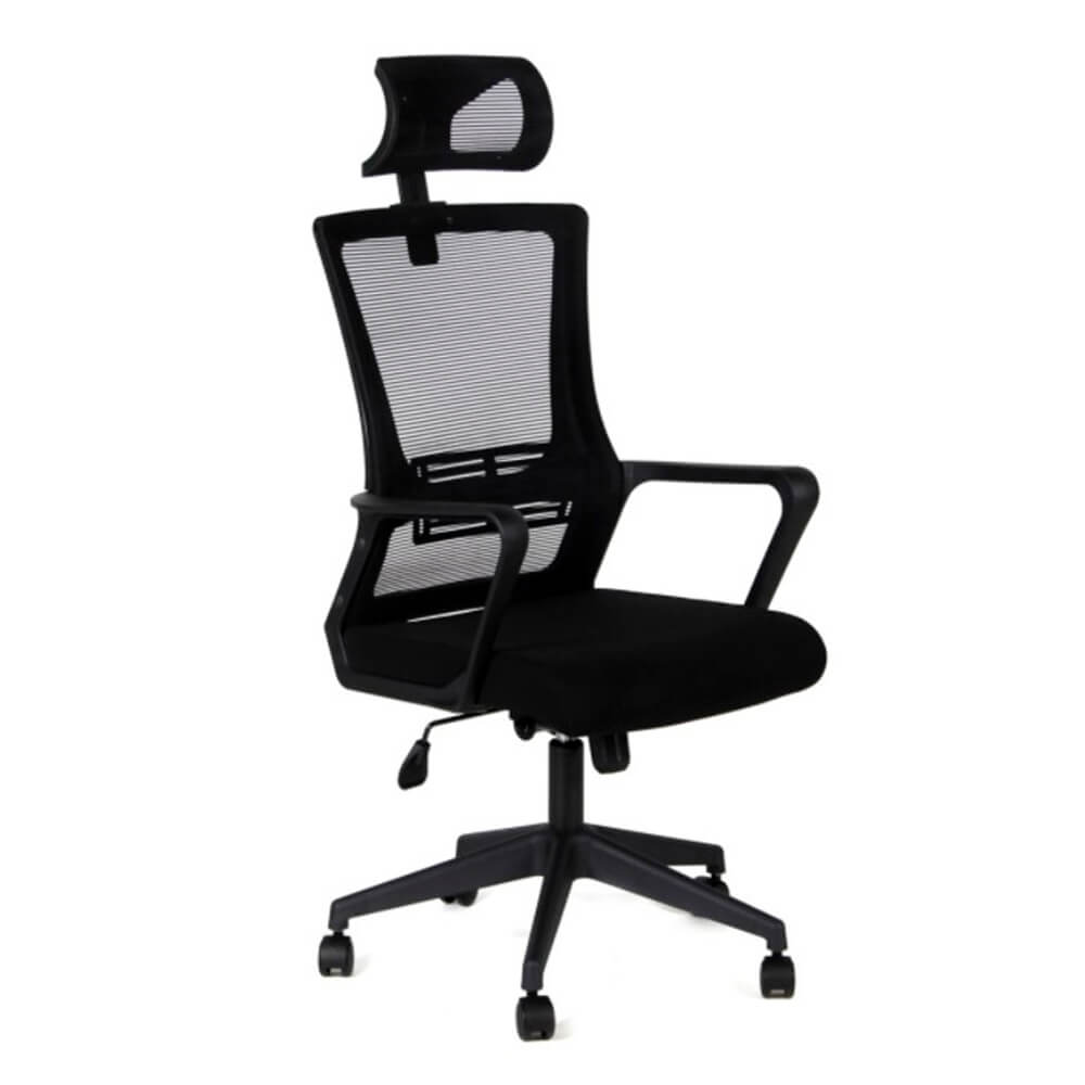 Nogal Beat Silla Toledo Oficina Operativa Cabecera Soporte Lumbar Interior - SILLA TOLEDO - MDO - NOGAL BEAT - Sillas