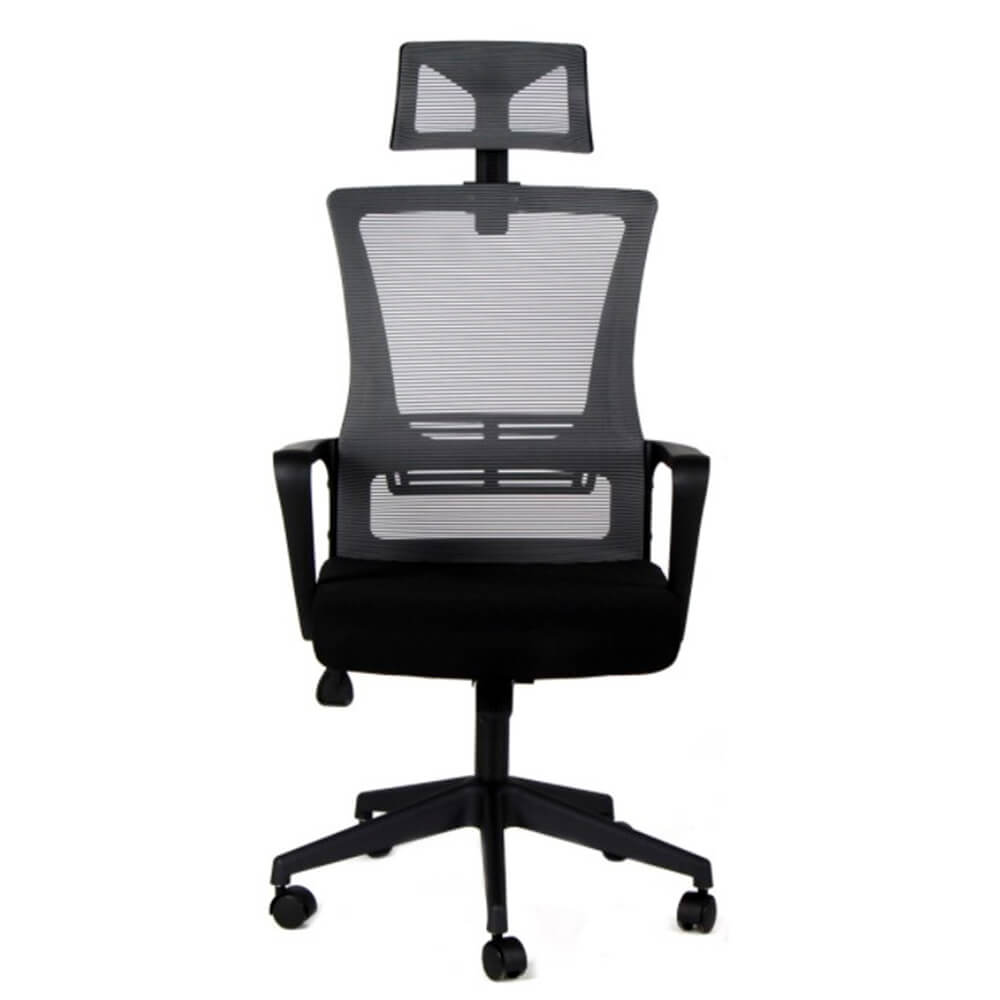 Nogal Beat Silla Toledo Oficina Operativa Cabecera Soporte Lumbar Interior - SILLA TOLEDO - MDO - NOGAL BEAT - Sillas