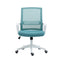 Silla de oficina operativa Kingstrong Vastra con respaldo en malla, asiento tapizado y base de cinco ruedas