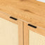 Nogal Beat Xelha 160x40 Chapa Roble Rattan Credenza - CRED0903543 - Mundo In - NOGAL BEAT -