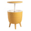 Mesa con hielera OFFIHO Cancún Cooler OHM-7035 en polipropileno ajustable, varios colores, para exterior.