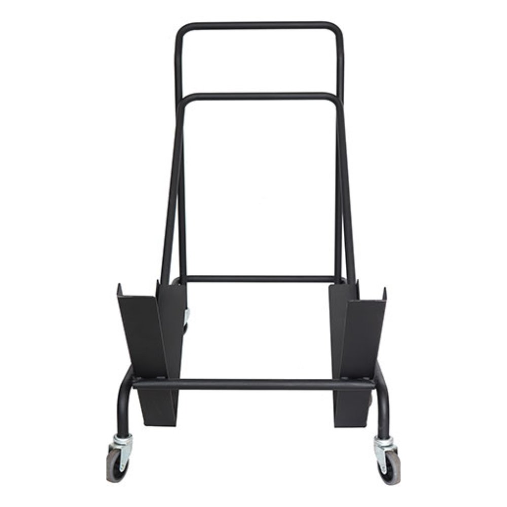 SILLA OFFIHO CARRO ESTIBADOR ALPHA | Carro Estibador para Sillas | Acero Tubular | Negro | Carro Diablito Levanta Sillas Transportador Transportadora