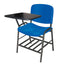 Pupitre OFFIHO ELLITICO OHP-2301 negro con paleta lateral, parrilla y asiento de polipropileno