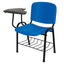 Pupitre OFFIHO ELLITICO OHP-2600 con paleta lateral, asiento y respaldo de polipropileno y estructura tubular negra