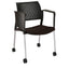 PUPITRE OFFIHO KYOS OHP-324 | Pupitre Mesabanco Butaca | con Rodajas | Paleta Lateral Abatible | Negro | Polipropileno | Interior | Universidad Aula Capacitación