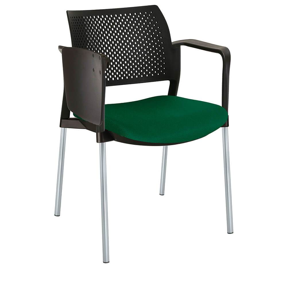 Offiho Pupitre Kyos Ohp-359 Escolar Asiento Acojinado Respaldo En Polipropileno Con Paleta Lateral Abatible Ergonomica - OHP-359 - OFFIHO - NOGAL BEAT - Sillas