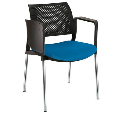 Offiho Pupitre Kyos Ohp-361Cr Escolar Asiento Acojinado Respaldo En Polipropileno Con Paleta Lateral Abatible Estructura Terminado En Cromo Ergonomica - OHP-361CR - OFFIHO - NOGAL BEAT - Sillas