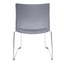 SILLA OFFIHO APLHA OHV-102 | Silla Visita Diseño Ergonómico Visitante Consultorio | Base Trineo Terminado Cromo | Varios Colores | Polipropileno | Interior | Area Recepción Comida Visitante