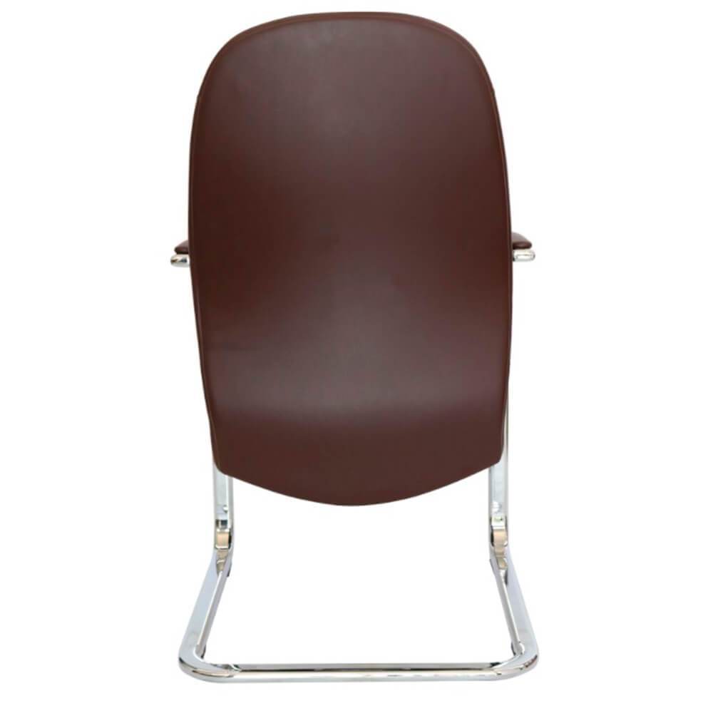 Offiho Silla Alufsen Ohe-408 Ejecutiva Tapiz Hule Espuma Base Trineo Cromo Uso Interior - OHV-408 - OFFIHO - NOGAL BEAT - Silla para oficina