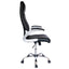 Offiho Silla Arezzo Ejecutiva Respaldo Alto Soft Revolving Leather Negro Base Estrella Con Rodajas Cromo Uso Interior - AREZZO - OFFIHO - NOGAL BEAT - Silla para oficina