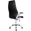 Offiho Silla Arezzo Ejecutiva Respaldo Alto Soft Revolving Leather Negro Base Estrella Con Rodajas Cromo Uso Interior - AREZZO - OFFIHO - NOGAL BEAT - Silla para oficina