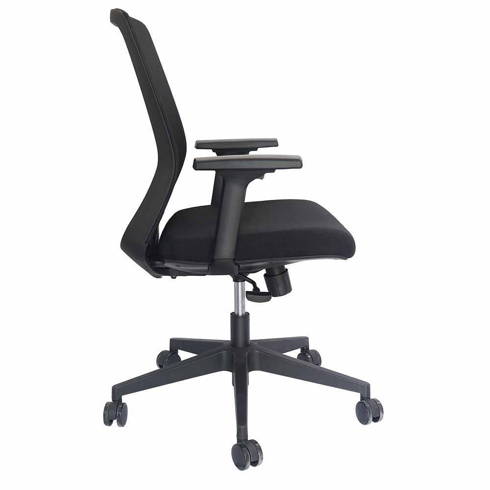 Offiho Silla Aspen Ohe-110 Oficina Operativa Base Estrella Respaldo En Malla Ergonomica - OHE-110 - OFFIHO - NOGAL BEAT - Silla para oficina