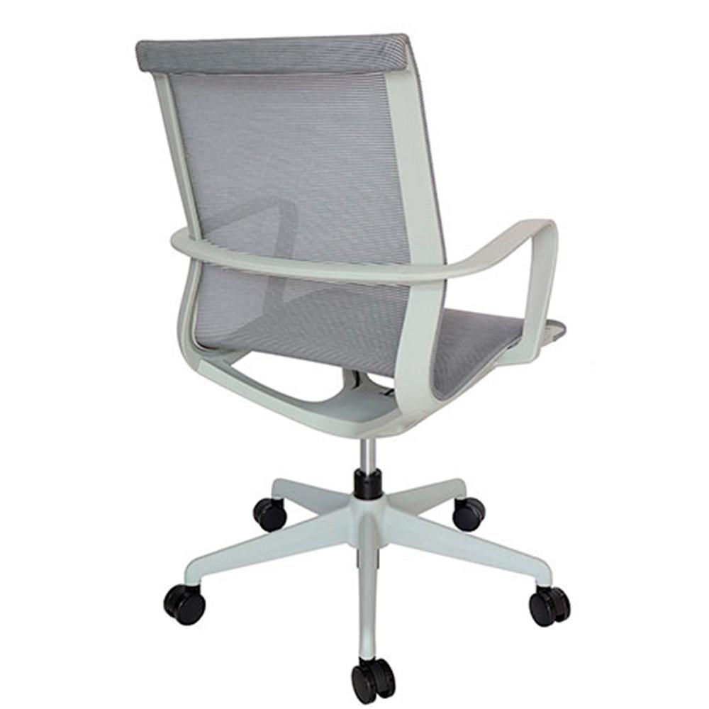 Offiho Silla Biogris Ohe-113 Gris Oficina Operativa Respaldo Y Asiento En Malla De Diseño Ergonómico - OHE-113gris - OFFIHO - NOGAL BEAT - Silla para oficina