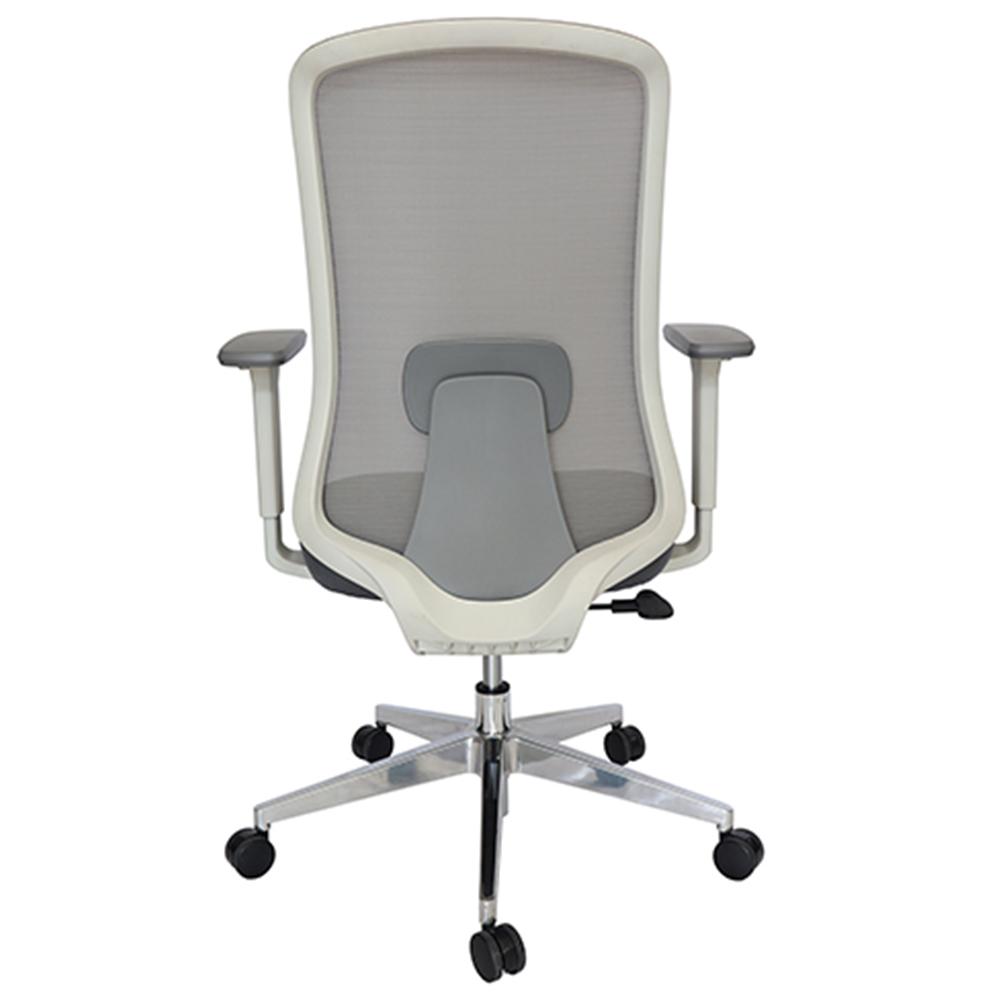 SILLA OFFIHO CREW OHE-112gris | Silla Operativa | Diseño Ergonómico para Oficina Coworking | Altura Ajustable | Base Estrella | Asiento Tapizado | Respaldo en Malla | Interior | Ejecutivo Gerencial Escritorio Area Trabajo Gubernamental