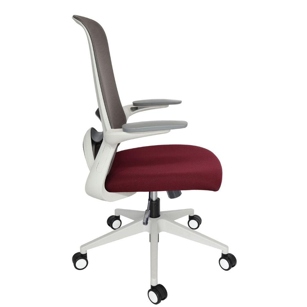 SILLA OFFIHO DOLPHIN OHE-111gris | Silla Diseño Ergonómico Oficina Operativa | Altura Ajustable | Base Estrella | Respaldo Malla Gris | Asiento Tapizado | Interior | Ejecutivo Gerente Gerencial Recepción Juntas Conferencias Area Trabajo Despacho Espera Visita Visitante