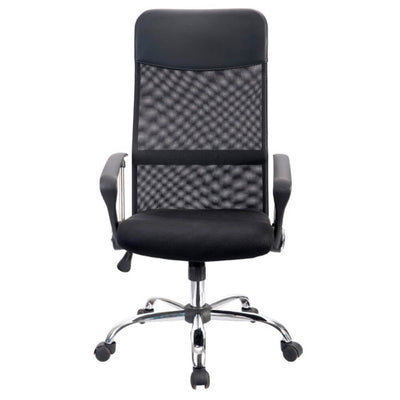 Offiho Silla Economalla Negro Operativa Malla Negra Asiento Tela Microespacial Base Estrella Con Rodajas Uso Interior - Economalla Negro - OFFIHO - NOGAL BEAT - Silla para oficina