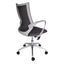 SILLA OFFIHO EQUA OHE-183gris | Silla Operativa Diseño Ergonómico Oficina Area Trabajo | Altura Ajustable | Respaldo en Malla | Interior Area Operativa Coworking Despacho Recepción Secretarial