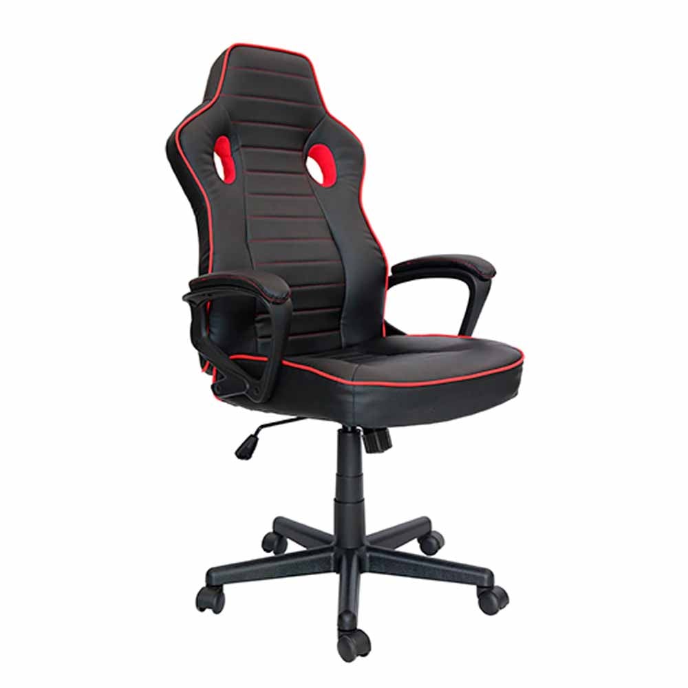 Offiho Silla Extreme Respaldo Alto Hule Espuma Laminado Flexible Base Estrella Interior - GAMER-003 - OFFIHO - NOGAL BEAT - Sillas
