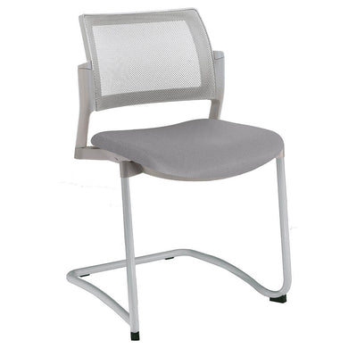 SILLA OFFIHO KYOS OHT-373 | Silla Visita Respaldo Diseño Ergonómico Visitante | Tipo Trineo Sin Brazos | Asiento Tapizado | Interior| Aula Capacitación Sala Juntas Oficinas Área Operativa