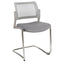 Offiho Silla Kyos Oht-375Cr Visita Base Trineo Asiento Tapizado Respaldo En Malla Estructura Terminado En Cromo Ergonomica - OHT-375CR - OFFIHO - NOGAL BEAT - Sillas