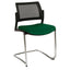Offiho Silla Kyos Oht-375Cr Visita Base Trineo Asiento Tapizado Respaldo En Malla Estructura Terminado En Cromo Ergonomica - OHT-375CR - OFFIHO - NOGAL BEAT - Sillas