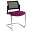 Offiho Silla Kyos Oht-375Cr Visita Base Trineo Asiento Tapizado Respaldo En Malla Estructura Terminado En Cromo Ergonomica - OHT-375CR - OFFIHO - NOGAL BEAT - Sillas