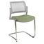 Offiho Silla Kyos Oht-375Cr Visita Base Trineo Asiento Tapizado Respaldo En Malla Estructura Terminado En Cromo Ergonomica - OHT-375CR - OFFIHO - NOGAL BEAT - Sillas