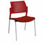 Silla de visita OFFIHO KYOS OHV-310 con base de cuatro patas de acero y asiento de polipropileno.