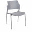 Silla de visita OFFIHO Kyos OHV-315CR con base de 4 puntas cromada y asiento de polipropileno
