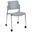 Silla de visita OFFIHO KYOS OHV-316CR con estructura cromada y asiento y respaldo en polipropileno