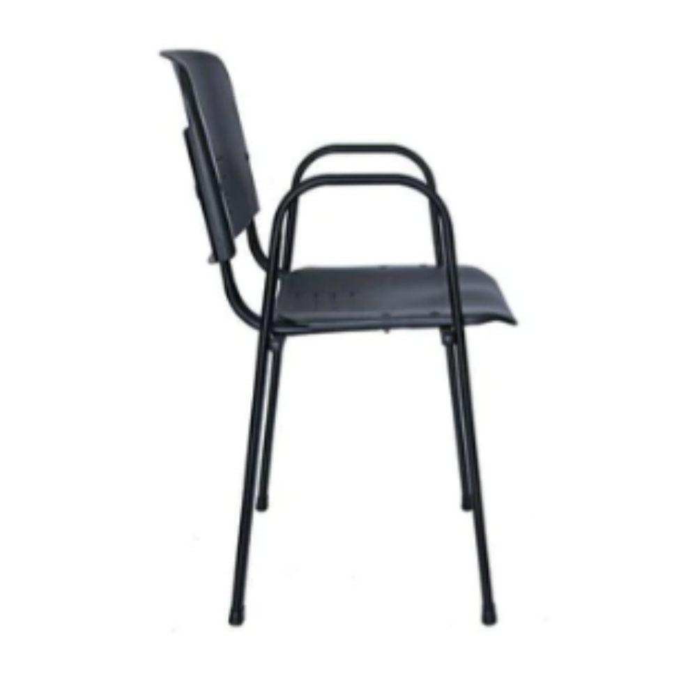 Offiho Silla Novaiso Con Brazos Visita Polipropileno Base 4 Puntas Negra Uso Interior - NOVAISO con brazos - OFFIHO - NOGAL BEAT - Silla para oficina